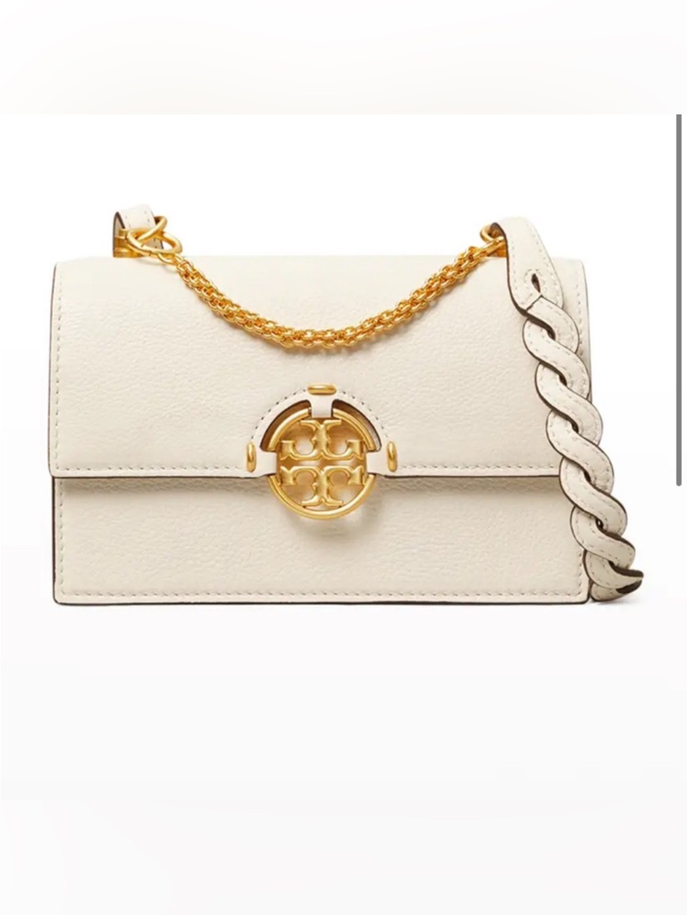 Tory Burch Mini Miller Crossbody Bag – Ivory/Cream | $398 Retail